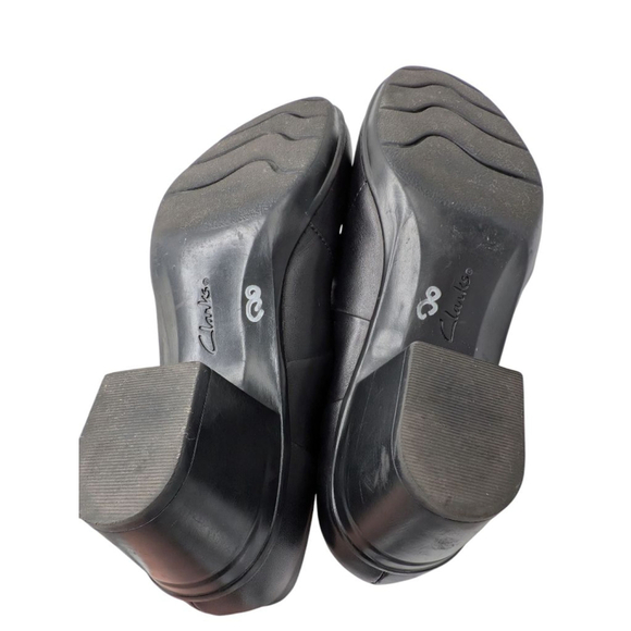 Clarks Women's Emslie Lulin Mary Jane Academia Classic Leather Size 8.5 - Picture 7 of 9